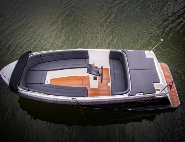 Maxima 600 tender sloep bovenaanzicht